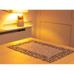St Helens Grey Felt Table Mat 2 Pack - Size: 300 x 450 x 3cm - Wilko - thumbnail 3