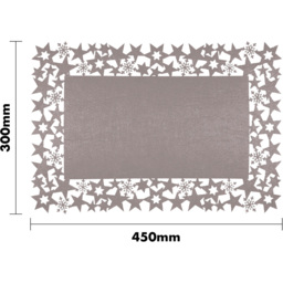 St Helens Grey Felt Table Mat 2 Pack - Size: 300 x 450 x 3cm - Wilko - thumbnail 5