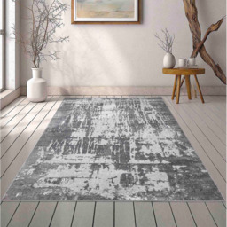 Desire Rugs Serenity Grey Abstract Abrasion Rug 160 x 230cm - Wilko - thumbnail 3