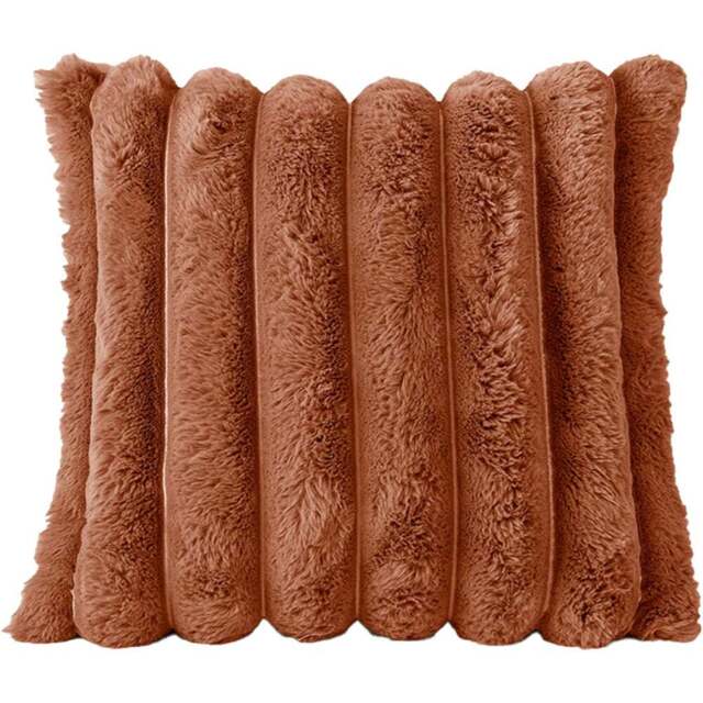Velosso Orange Chunky Cord Cushion Cover 43 x 43cm - Wilko - image 1