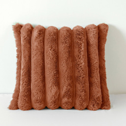 Velosso Orange Chunky Cord Cushion Cover 43 x 43cm - Wilko - thumbnail 4