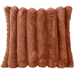 Velosso Orange Chunky Cord Cushion Cover 43 x 43cm - Wilko - thumbnail 1