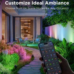 Govee RGBICWW LED Smart Spotlight 2 Pack - Size: 11.9 x 30.6 x 20.8cm - Multi - Wilko - thumbnail 7