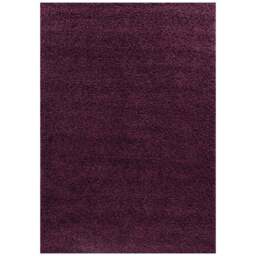 Desire Rugs Oxford Violet Plain Shaggy Rug 160 x 230cm - Wilko - thumbnail 1
