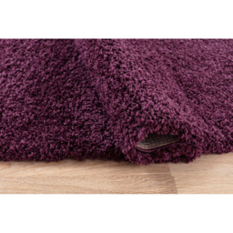Desire Rugs Oxford Violet Plain Shaggy Rug 160 x 230cm - Wilko - thumbnail 4