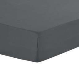 Divante 180Tc Cotton Fitted Sheet  - Charcoal/Superking - Size: Super King - Wilko