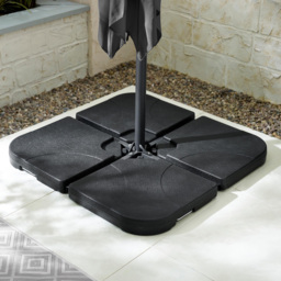 Furniturebox Gretna Grey Square Outdoor Cantilever Parasol and Base - Size: 3m - Wilko - thumbnail 5