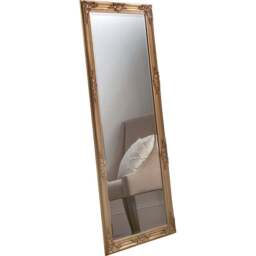 Yearn Gold Carved Full Length Mirror 163 x 74cm - Wilko - thumbnail 1