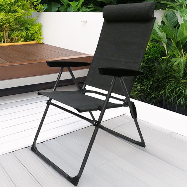 Lifestyle Ibiza Textelene Chair Set of 4 - Size: 112 x 60 x 78cm - Grey - Wilko - image 1