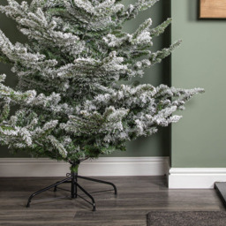 Samuel Alexander Snowy Green and White Everlands Liberty Spruce Artificial Christmas Tree 7ft - Green / White - Wilko - thumbnail 7