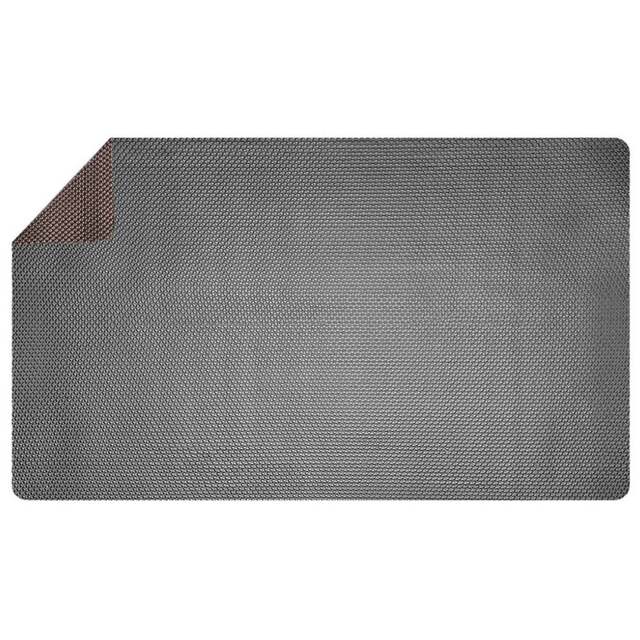 Nicoman Reversible Grey and Brown Shower Mat 90 x 60cm - Size: 0.4 x 90 x 60cm - Wilko - image 1