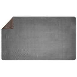Nicoman Reversible Grey and Brown Shower Mat 90 x 60cm - Size: 0.4 x 90 x 60cm - Wilko