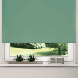 New EdgeBlinds Thermal Blackout Roller Blinds Basil 110cm - Size: W 110cm x D 165cm - Green - New Edge Blinds - Wilko - thumbnail 4