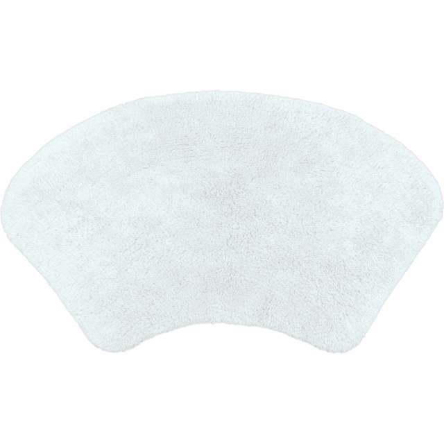 Allure Bath Fashions White Curved Shower Mat - Size: 48 x 80cm - Wilko - image 1