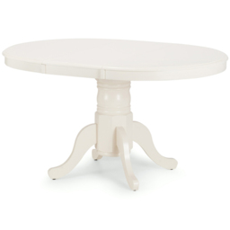 Julian Bowen Stanmore 6 Seater Lacquer Extending Dining Table Taupe - Cream - Wilko - thumbnail 4
