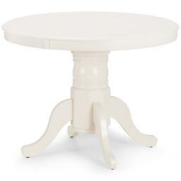 Julian Bowen Stanmore 6 Seater Lacquer Extending Dining Table Taupe - Cream - Wilko - thumbnail 3