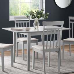 Julian Bowen Rufford Extending Dining Table Grey - Size: 4 Seater - Wilko - thumbnail 1