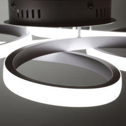 Living and Home White Petal LED Semi Flush Ceiling Light - Size: 10 x 58 x 58cm - Wilko - thumbnail 4