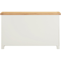 Seconique Windsor 3 Door 3 Drawer Ivory and Oak Sideboard - Size: 82 x 137 x 40cm - Ivory/Oak - Wilko - thumbnail 7