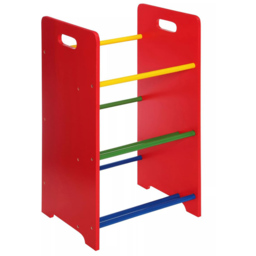 Premier Housewares 3 Tier MDF Kids Storage Unit - Size: 43 x 30 x 64cm - Multi - Premier Kids - Wilko - thumbnail 4