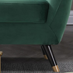 Morgan 2 Seater Green Plush Velvet Sofa - Artemis Home - Wilko - thumbnail 4