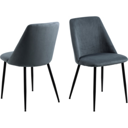 Florence Ines Set of 4 Grey Dining Chair - Furniture To Go - Wilko - thumbnail 3