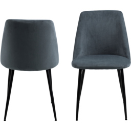 Florence Ines Set of 4 Grey Dining Chair - Furniture To Go - Wilko - thumbnail 4