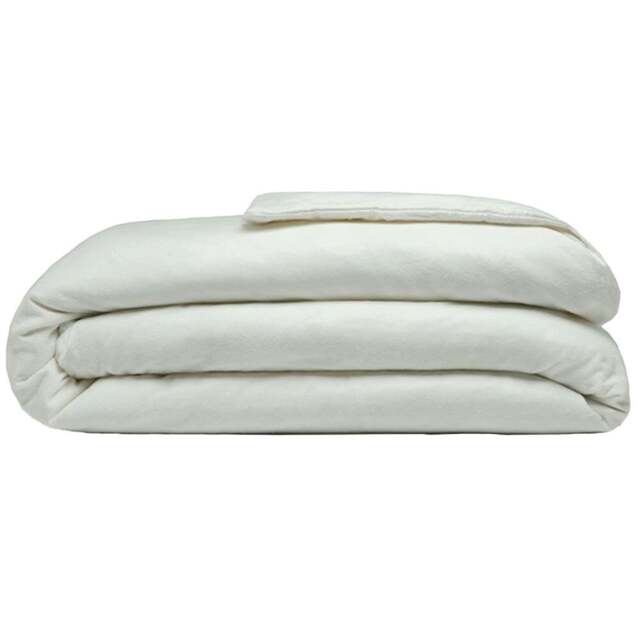 Serene King Size Apple Green Brushed Cotton Duvet Cover - Wilko - image 1