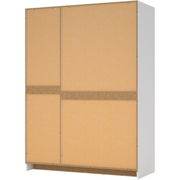Florence Brande 3 Door White Wardrobe - Furniture To Go - Wilko - thumbnail 7