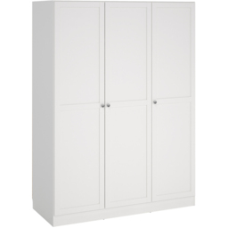 Florence Brande 3 Door White Wardrobe - Furniture To Go - Wilko - thumbnail 4