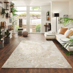 Desire Rugs Picasso Beige Abstract Rug 120 x 170cm - Wilko - thumbnail 3