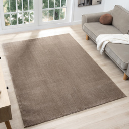 Desire Rugs Comfy Dark Beige Anti Slip Felt Backing Rug 160 x 220cm - Gold - Wilko - thumbnail 3