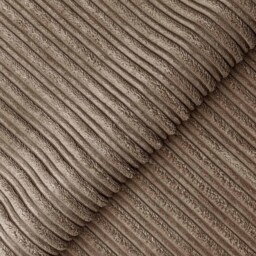 Luxor 4 Seater Coffee Jumbo Cord Full Back Sofa Suite - Cream - Wilko - thumbnail 4