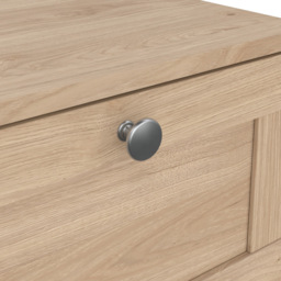 Florence Single Drawer Single Shelf Jackson Hickory Bedside Table - Brown - Furniture To Go - Wilko - thumbnail 6