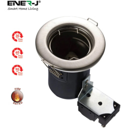 ENER-J Fire Rated DL and GU10 Holder 5 Pack - Size: 150 x 20 x 12cm - Wilko - thumbnail 5