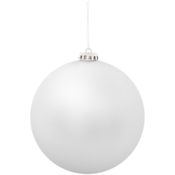 The Christmas Workshop Silver Matte Bauble 3 Pack - Wilko - thumbnail 5