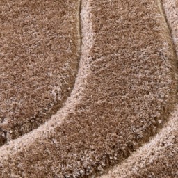 Origins Soft Carved Wave Beige and Cream Rug 80 x 150cm - Size: 80 x 150 x 4cm - Wilko - thumbnail 4