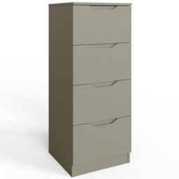 FWStyle Luno 4 Drawer Green Modern Chest of Drawers - Wilko - thumbnail 3