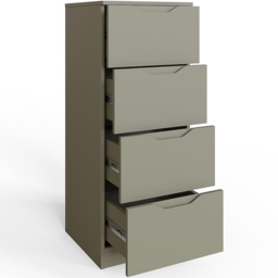 FWStyle Luno 4 Drawer Green Modern Chest of Drawers - Wilko - thumbnail 4