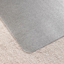 Floortex Advantagemat PVC Chair Mat with Lip 115 x 134cm - Clear - Wilko - thumbnail 6