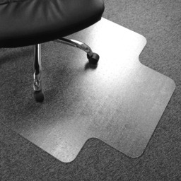 Floortex Advantagemat PVC Chair Mat with Lip 115 x 134cm - Clear - Wilko - thumbnail 7