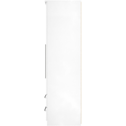 Crowndale Sherwood 2 Door 2 Drawer Double Mirror Wardrobe in Porcelain Matt - Size: 2 Door, 2 Drawer - White - Wilko - thumbnail 4