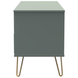Crowndale Diamond 4 Drawer Reed Green Chest of Drawers - Wilko - thumbnail 4