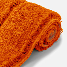 Mayfair Orange Micro Fibre Bath Mat Set - Wilko - thumbnail 6
