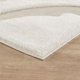 Freya Living Room Area Rug Contemporary 3D Embossed Modern Boho Design - Cream 120cm x 170cm - Size: 170 x 120 x 2cm - Desire Rugs - Wilko - thumbnail 6