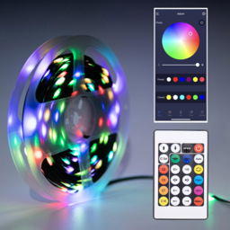 Shatchi 20m Multicolour LED Strip Rope Lights - Wilko - thumbnail 3