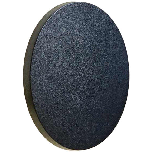 ValueLights Chad Matte Black Backlit Circle LED Outdoor Wall Light - Size: 5.8 x 16.5 x 16.5cm - Wilko - image 1