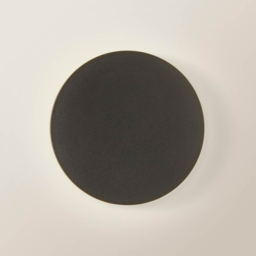 ValueLights Chad Matte Black Backlit Circle LED Outdoor Wall Light - Size: 5.8 x 16.5 x 16.5cm - Wilko - thumbnail 5