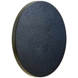 ValueLights Chad Matte Black Backlit Circle LED Outdoor Wall Light - Size: 5.8 x 16.5 x 16.5cm - Wilko