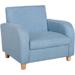 Tommy Toys Blue Kids Armchair with Padded Seat - Wilko - thumbnail 3